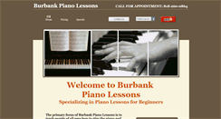 Desktop Screenshot of burbankpianolessons.com
